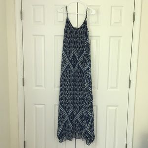 Express blue maxi dress